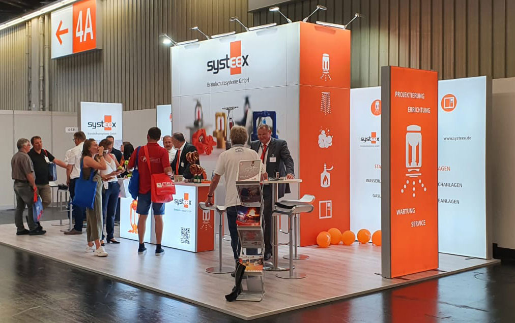 Messestand von Systeex