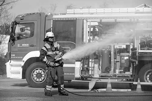 Bosch Werkfeuerwehr Schweberdingen Callies Brandbekämpfung