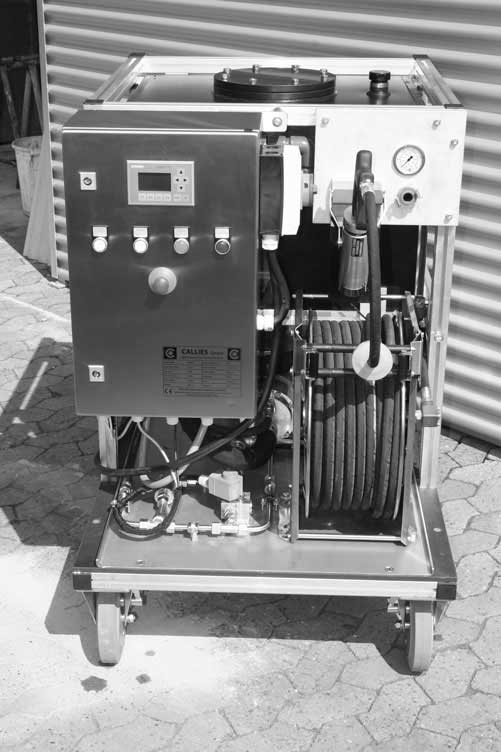 Mobiles Callies HDWN-Löschsystem zum Einsatz bei der Werkfeuerwehr der Robert Bosch GmbH in Renningen