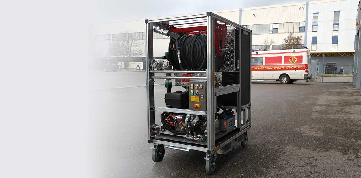 Callies Cart System – The World’s Most Flexible Fire-Extinguishing System