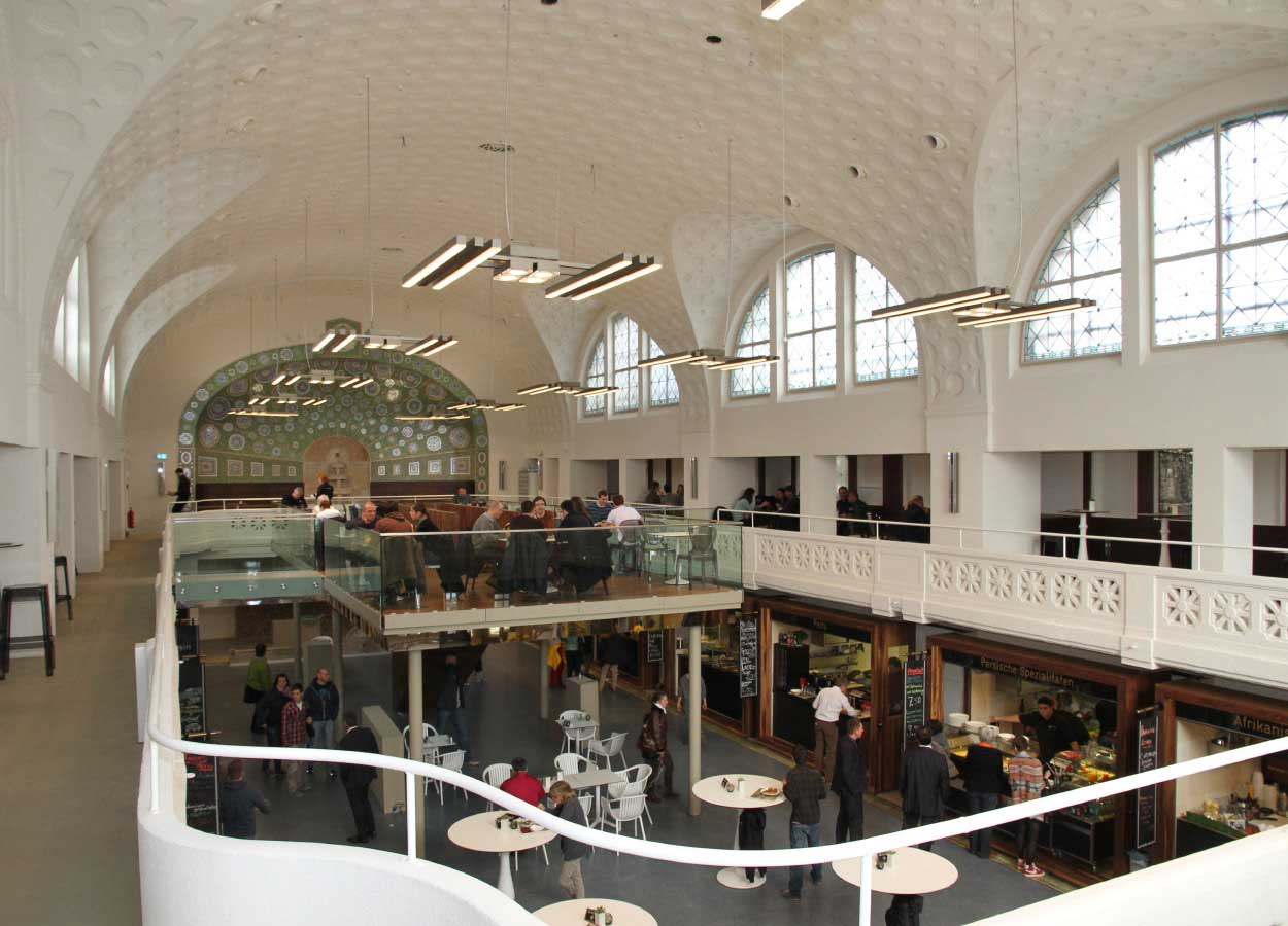 Callies fire protection for monument protection Altes Hallenbad Heidelberg